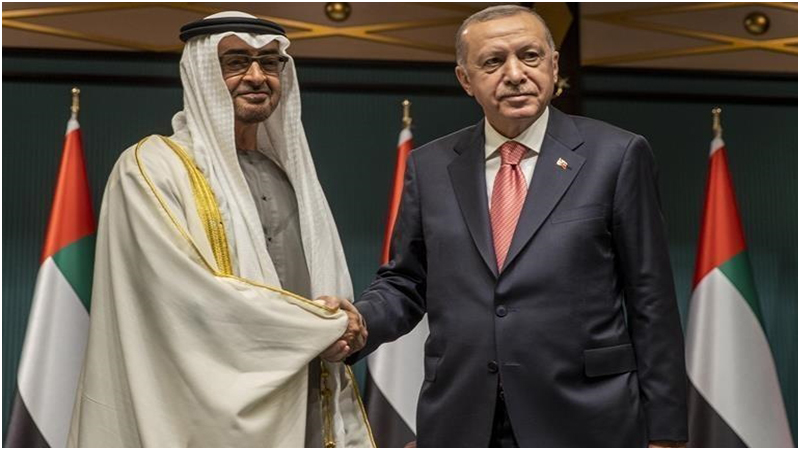 أردوغان يهنئ بن زايد بالذكرى 50 لتأسيس دولة الإمارات
