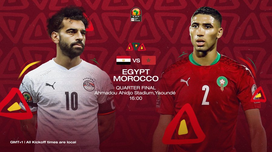 بث مباشر ومشاهدة مباراة مصر و المغرب في كأس أمم أفريقيا (لحظة بلحظة)