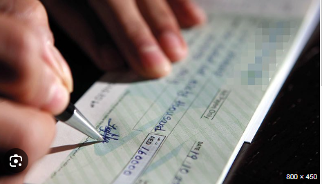 chèque de banque