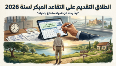 بلاغ رسمي: انطلاق التقديم على التقاعد المبكر لسنة 2026… وهذه الشروط الكاملة