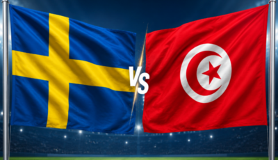 شاهد مباراة تونس و السويد